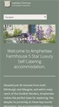 Mobile Screenshot of ampherlawfarmhouse.co.uk